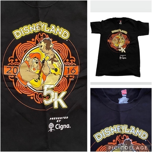 runDisney Country Bear Jamboree Big Al DISNEYLAND 5K 2016 Race Shirt Adult Small - Picture 1 of 5